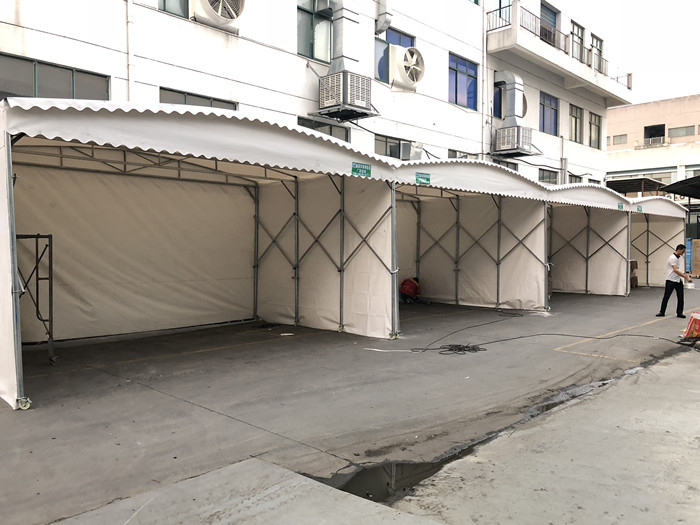 扬州邗江区供应可移动雨棚，活动仓库蓬，大排档夜宵帐篷按需定制