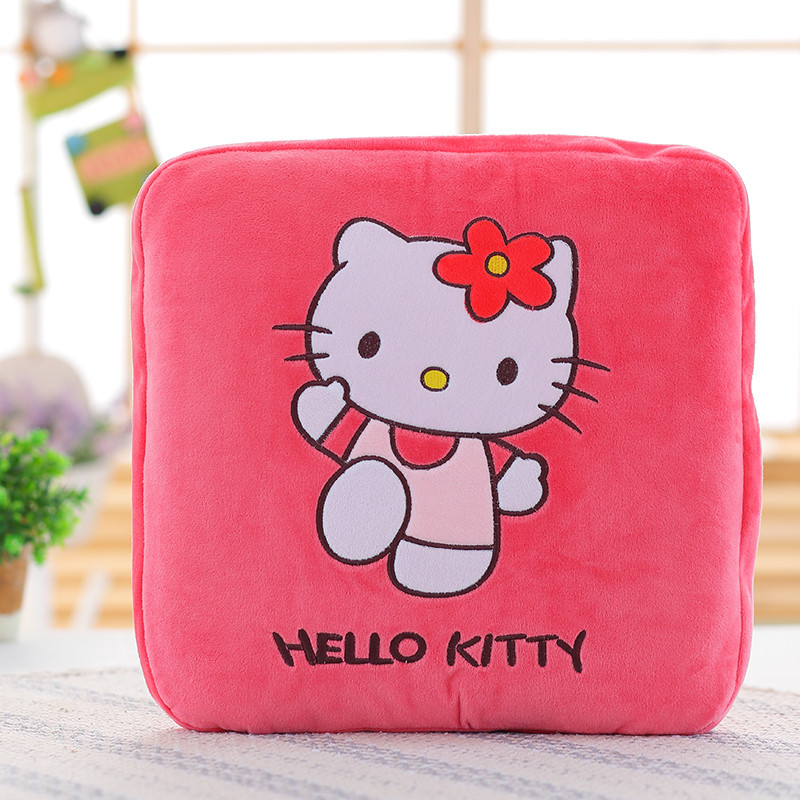 新款创意毛绒玩具KT猫抱枕靠垫可来图来样厂家专业设计定制
