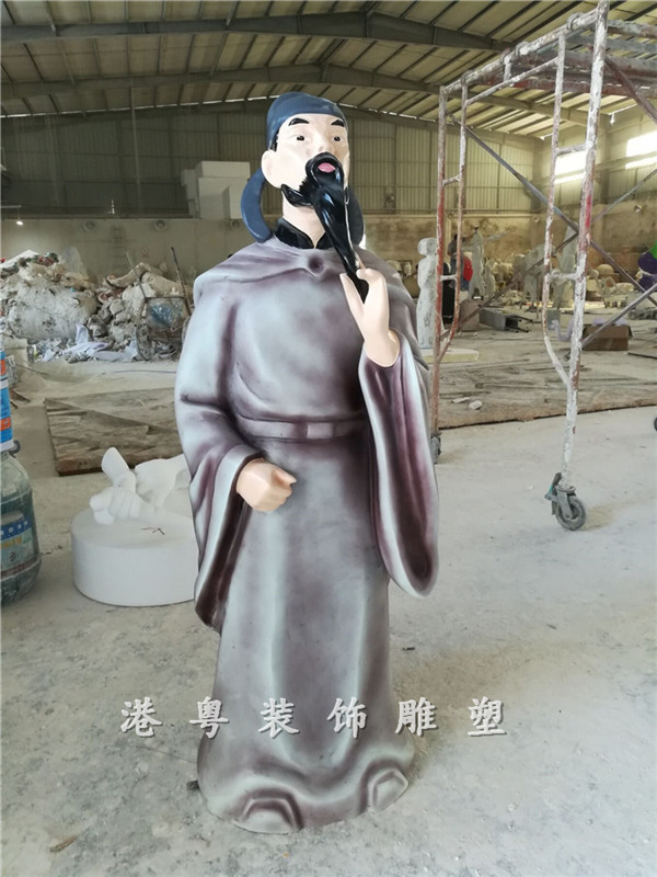 2018杭州商场美陈玻璃钢形象吉祥物雕塑工艺品摆件