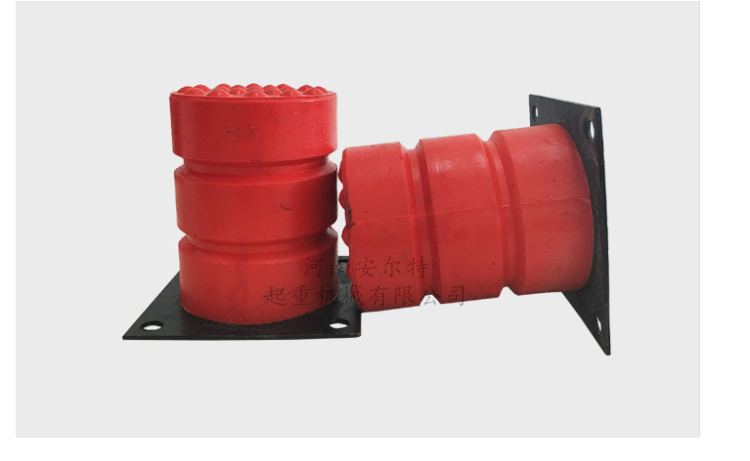 红色缓冲块 北京缓冲器价格 聚氨酯材质 JHQ-C-2型