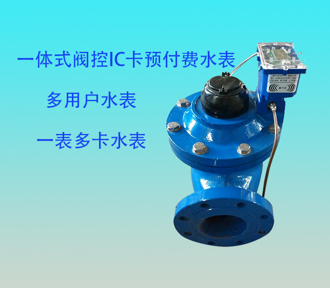 大口径一体阀智能水表,多用户水表
