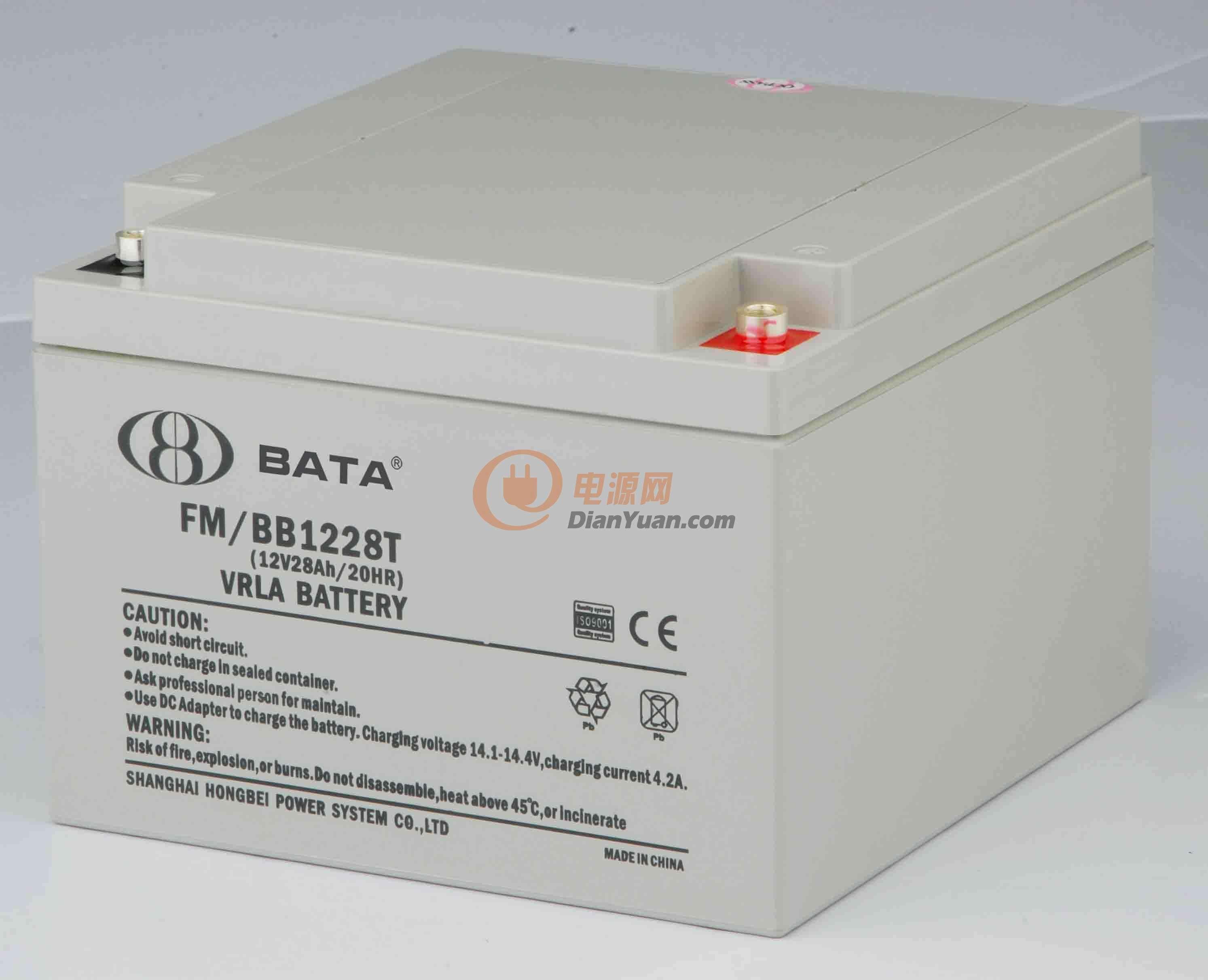 BATA蓄电池12V30AH 绿色能源存储*