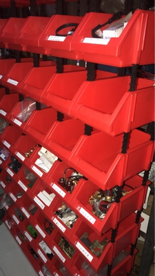 北京厂家供应塑胶斜口螺丝盒物料盒零件盒电子配件胶筐收纳箱