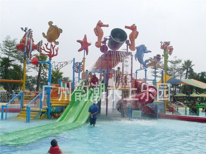 黑龙江儿童水屋水寨报价，水上乐园设备供应
