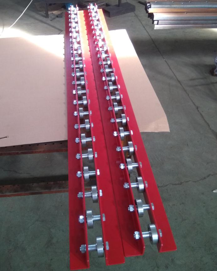无锡洛亚厂家专业批售交叉型千鸟型金属滚轮流利条