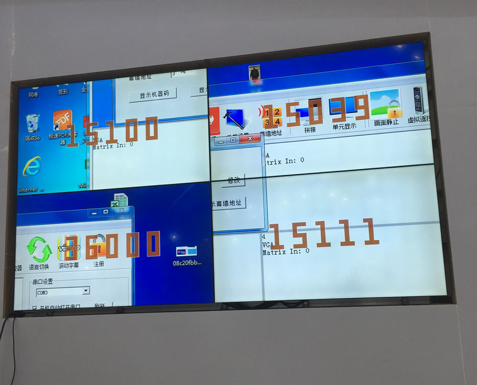 深圳液晶拼接屏租赁，高清显示近看不刺眼