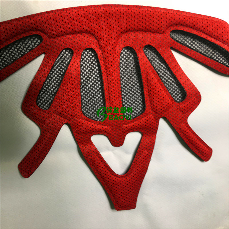 东莞保益厂家生产 eva头盔内垫 热压成型 EVA头盔海绵定制