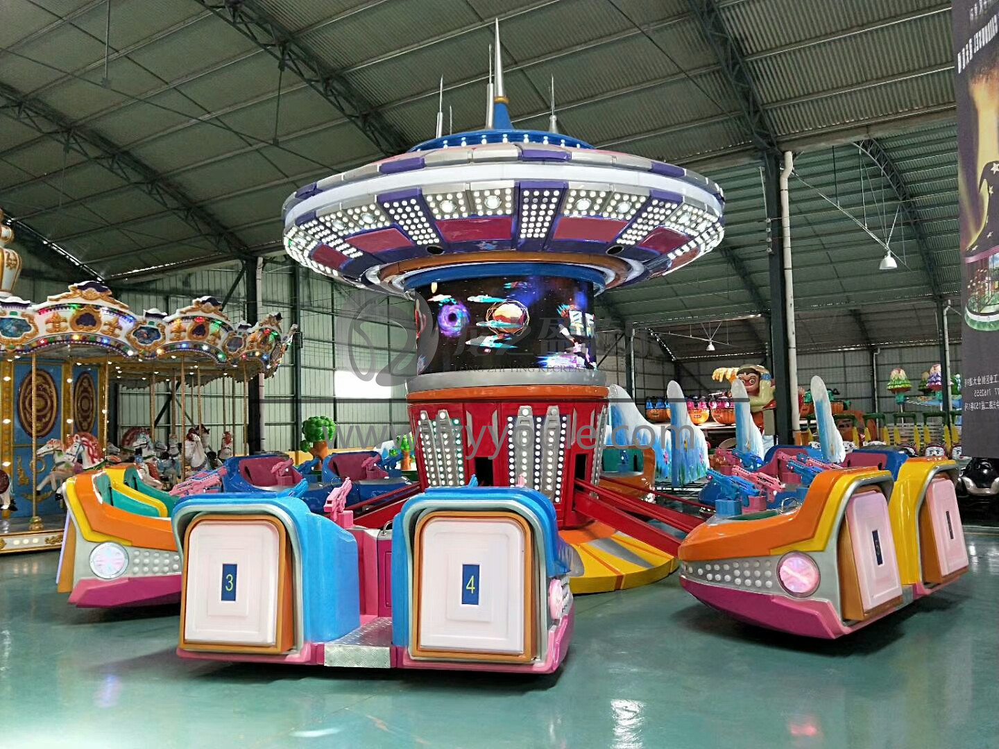 厂家直销儿童游乐设备自控飞机类星际迷航价格新型游乐设备游乐园设施批发