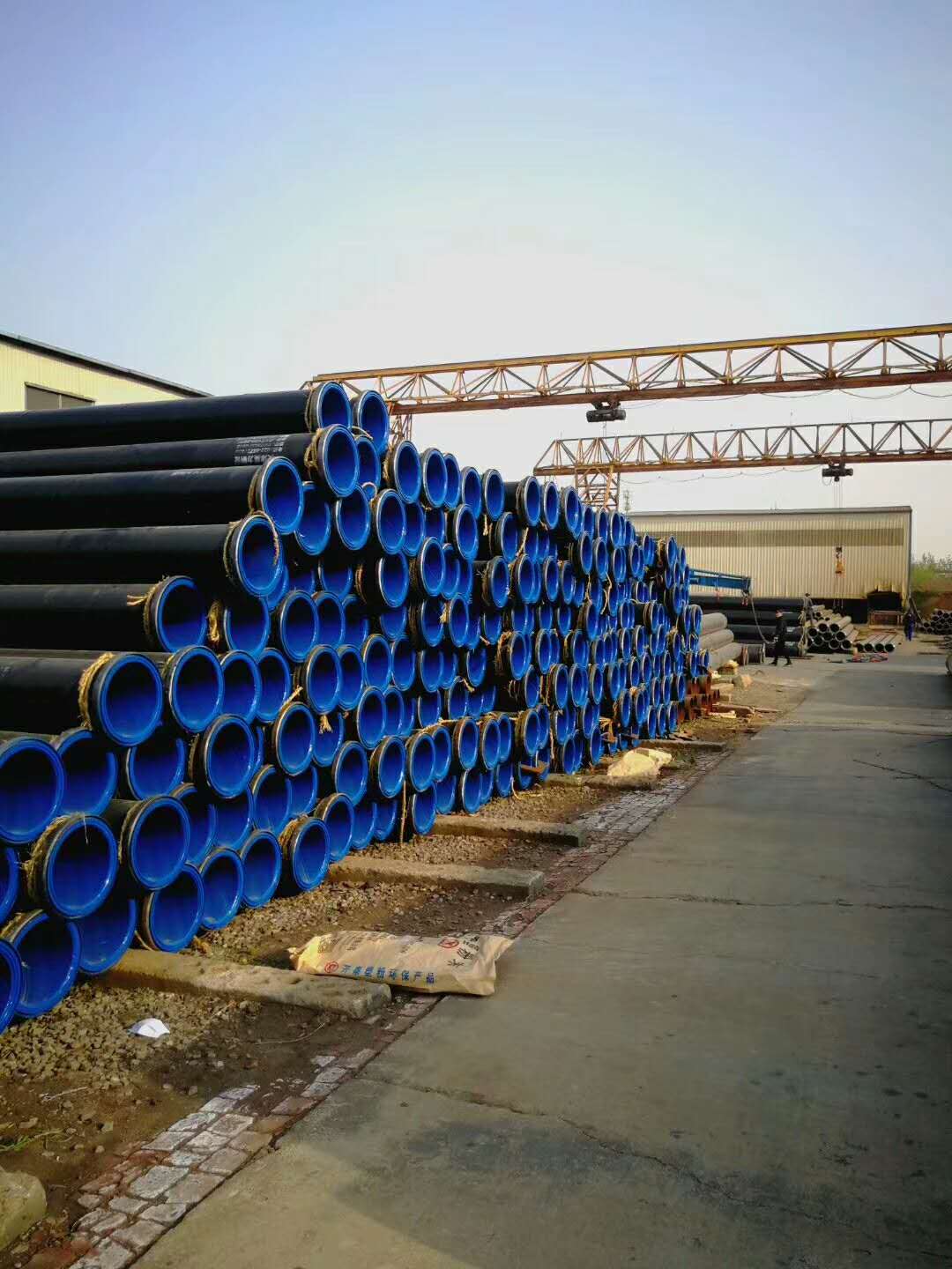 化工厂污水排放管道2布4油环氧煤沥青防腐螺旋管