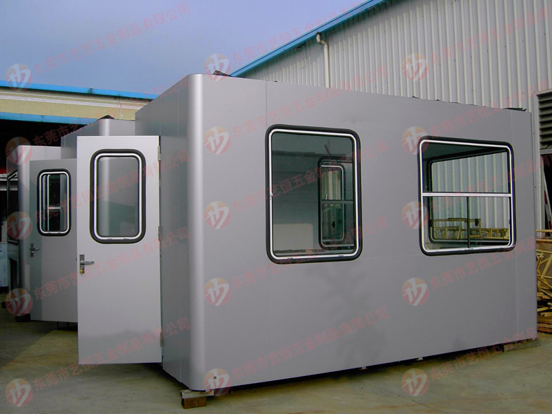 广西桂林不锈钢候车亭,工厂C02气体保护焊焊接，无焊接点