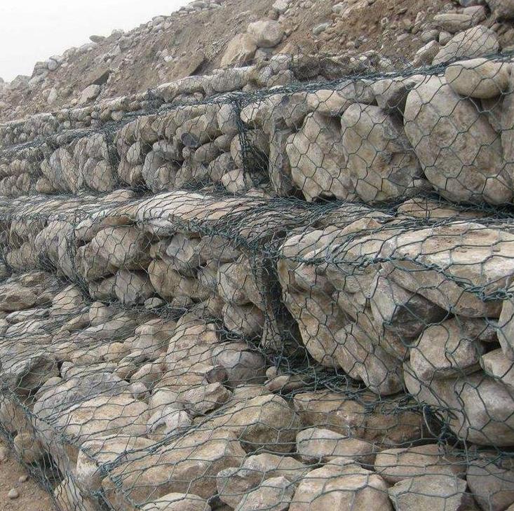 生态格铅丝石笼网 镀锌六角网 护坡铁丝网