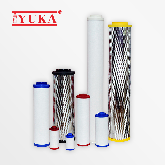 YUKA宏日嘉高效压缩空气精密过滤器滤芯除油除杂质除尘YF滤芯