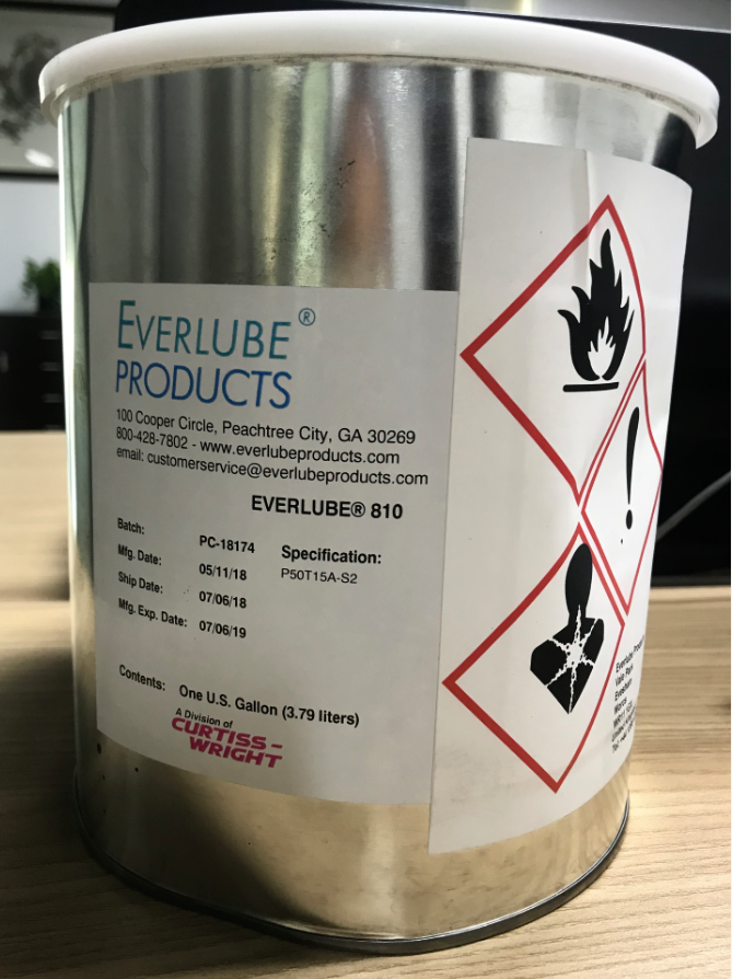 Ecoalube 642 Product Description: Ecoalube 642 is a thermally cured, MoS2 based solid film lubrican