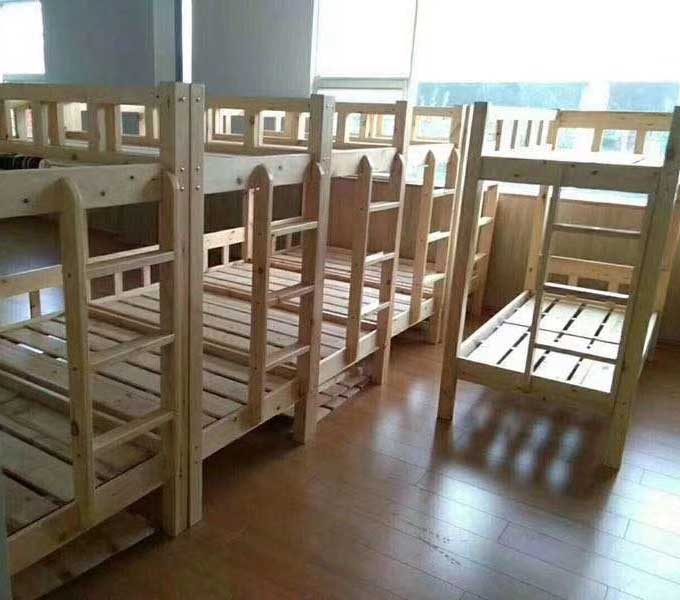 郑州学生床生产厂家批发实木上下床高低床