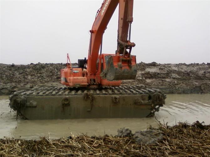 海南省三亚特种215-9水路挖掘机租赁江海开发