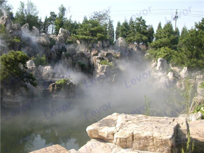 专注供应湖边水池景观绿化雾森人造雾系统