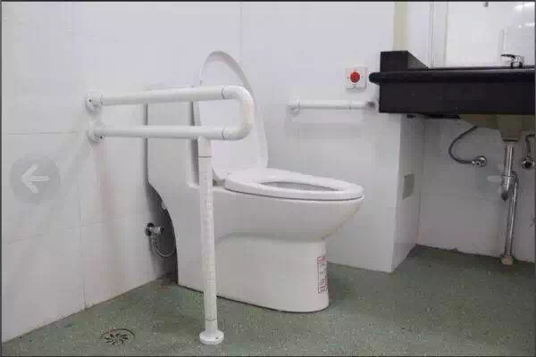 浴室无障碍不锈钢尼龙扶手 马桶扶手 坐便器扶手 养老院扶手