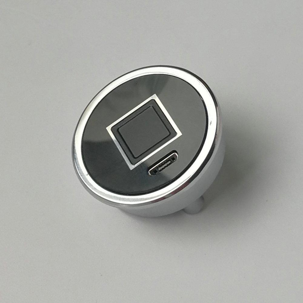 R302S圆形电容指纹模块 抽屉柜锁指纹模块 指纹头
