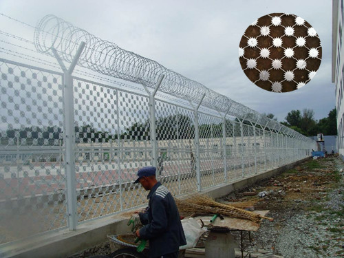 监狱带框钢筋网生产 监狱围界围栏施工方案