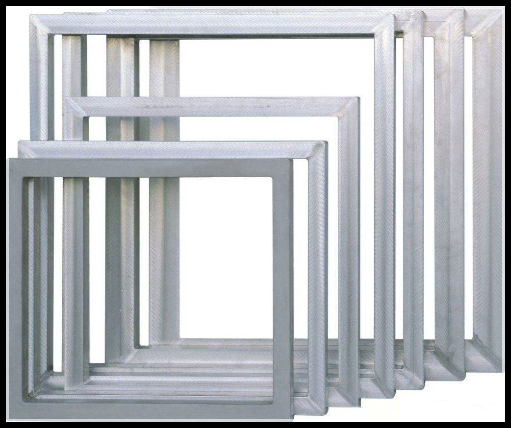 铝合金丝印网框铝框定位跑台框常州厂家