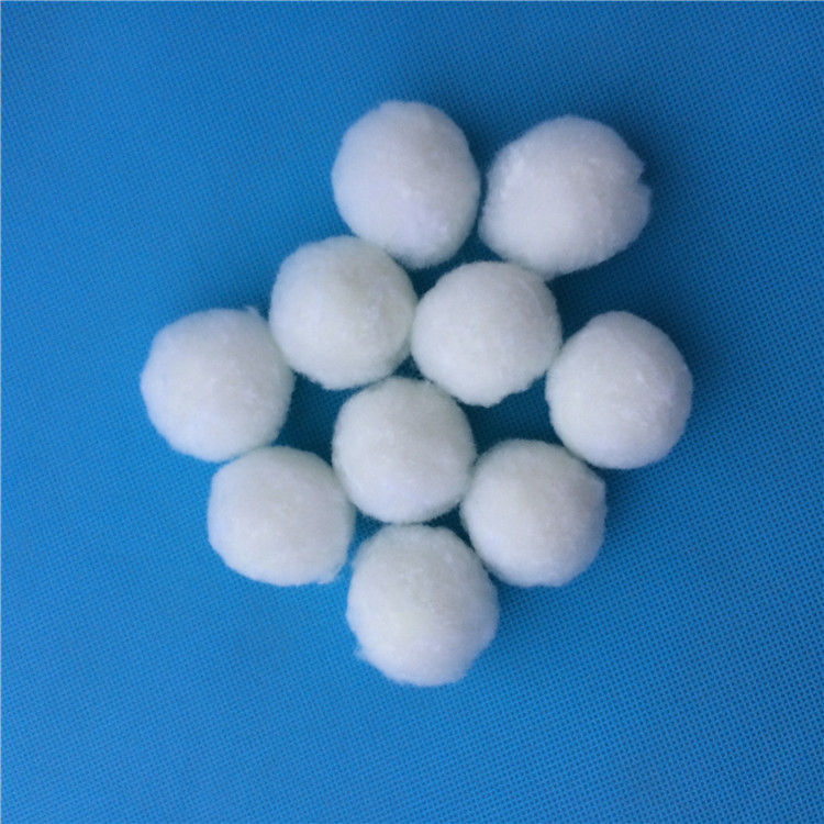 供应攀枝花纤维球价格 好水产养殖**35mm球滤料