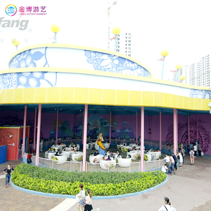 新穎的軌道類游樂設備項目匯總|72人蜜蜂轉轉杯圖片
