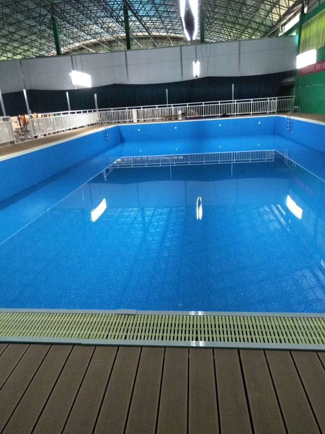 云南省香格里拉市钢结构拼装式泳池，拆装式泳池、整体游泳池、健身房泳池