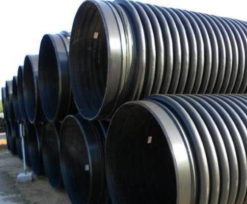 圣大管业厂家供应圣通建筑排水PE钢带管 钢带增强管 现货