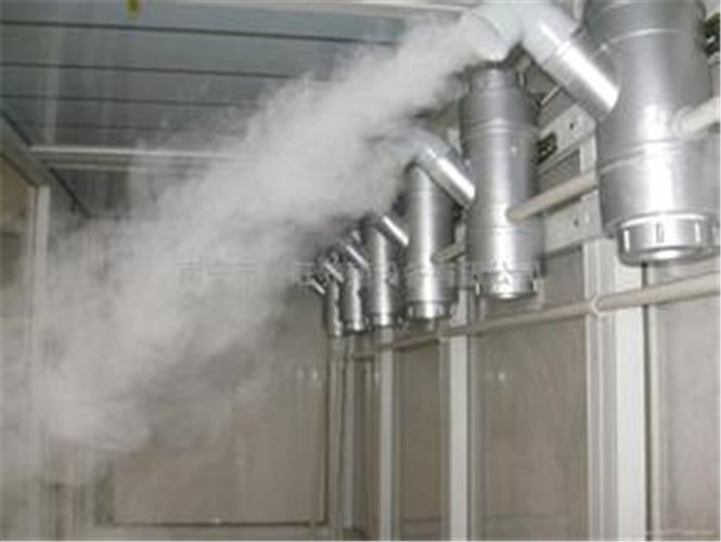 云南贵州纺织厂造纸厂车间高压微雾加湿除尘防静电设备现货出售
