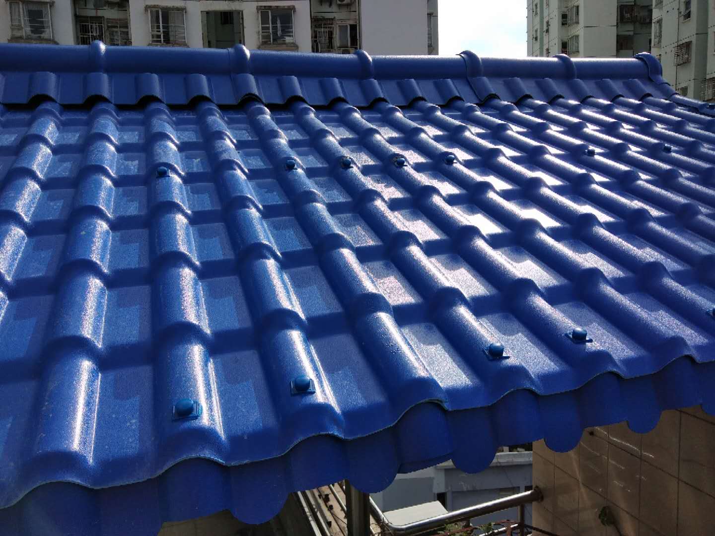 深圳树脂瓦定制厂家 阳光棚定做 耐力板雨篷厂家
