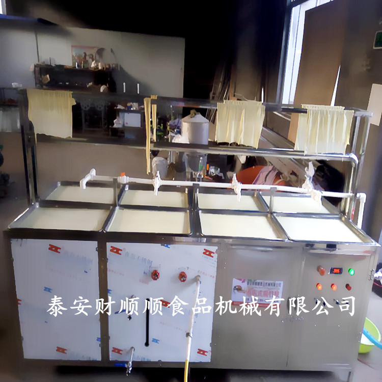 新型腐竹机厂家 保山蒸汽式豆油皮机 免费包教技术
