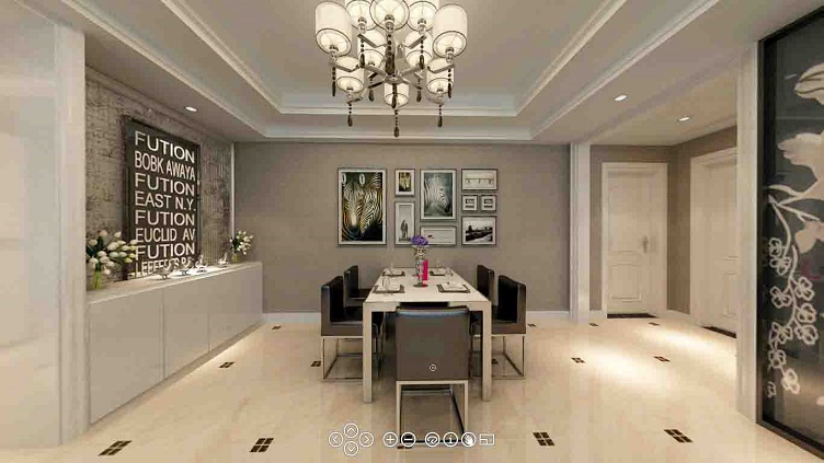 南京世贸外滩新城184平米现代简约风格