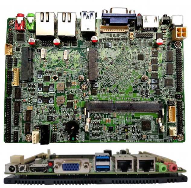 嵌入式一体机1900工控主板，支持LVDS接口工控主板