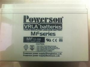 复华Powerson蓄电池MF12-100电讯备用