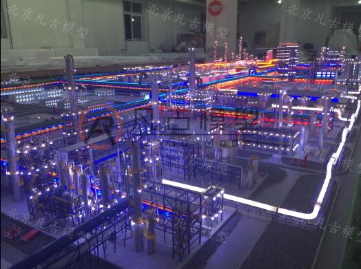 北京工业沙盘模型，智能厂区沙盘，北京凡古模型