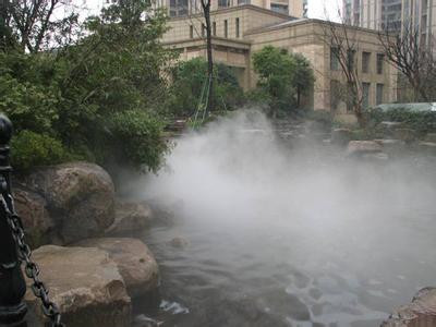 专业生产公园水池绿化带雾景人造雾系统