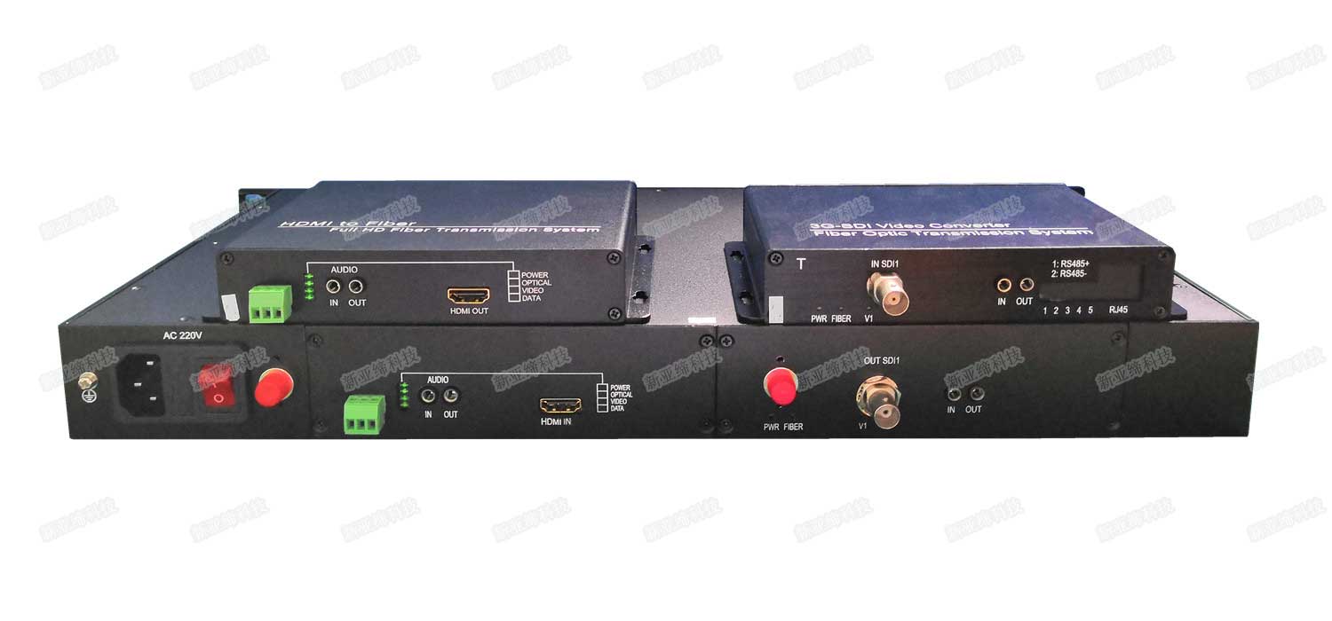 2路DVI/VGA/HDMI/SDI混合光端机,1路双向DVI/VGA/HDMI混合光端机