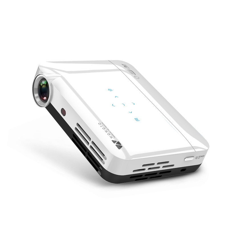 窝窝头H8 智能微型投影机 便携3D智能投影仪 家用高清1080P