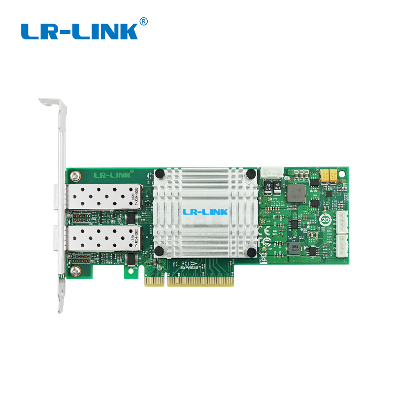 LR-LINK联瑞国产网卡芯片PCIe万兆双口光纤服务器网卡