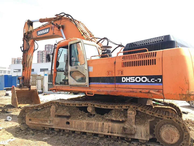 出售大型斗山二手挖掘机DH500-7履带式50吨重型工程机械