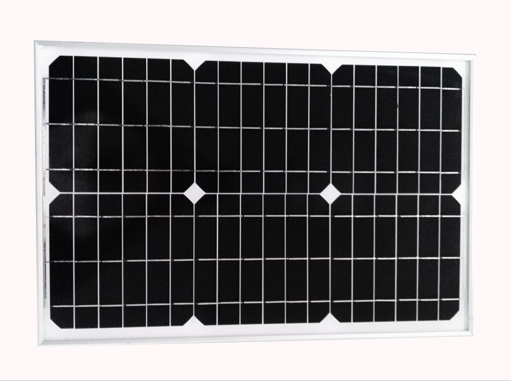 厂家专业生产高质量单晶25W太阳能电池板 XN-18V25W-M