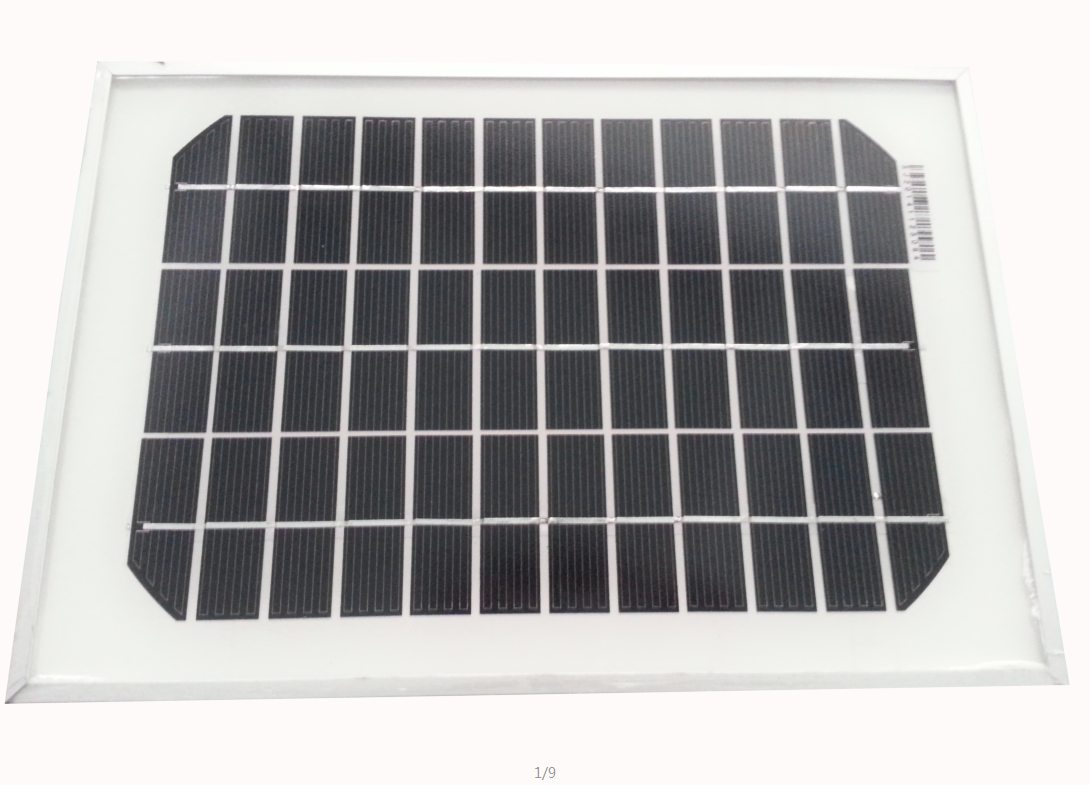 专业生产高品质单晶5W太阳能电池板 XN-18V5W-M