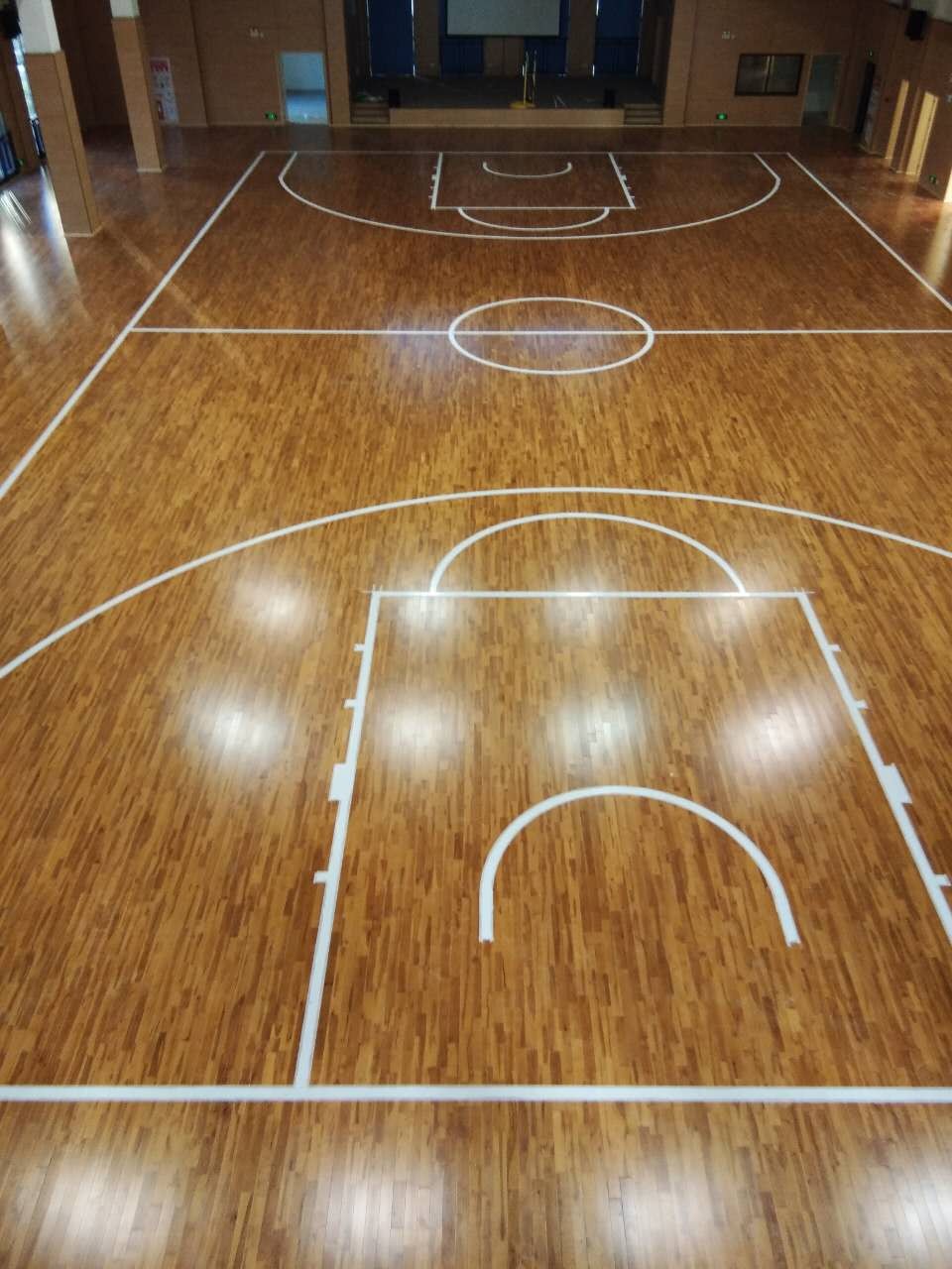 篮球馆体育木地板运动木地板生产价格