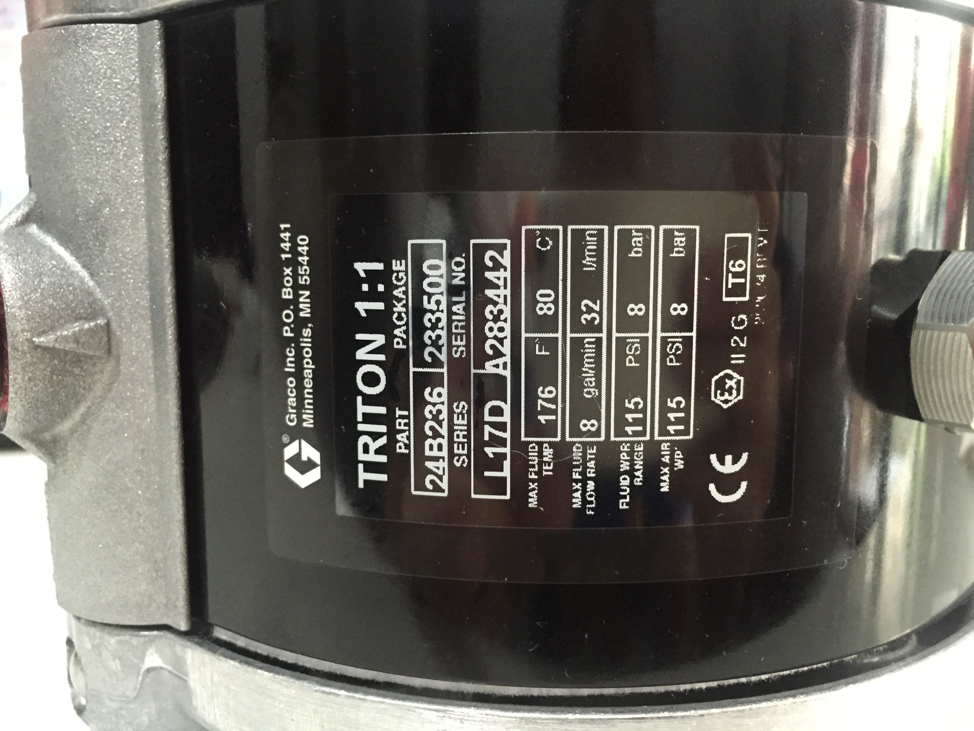 美国固瑞克308双气动隔膜泵油漆泵