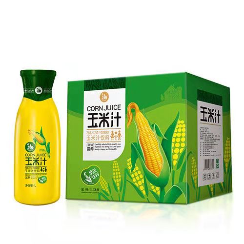 大马邦1升新瓶装玉米汁，植物蛋白饮料批发