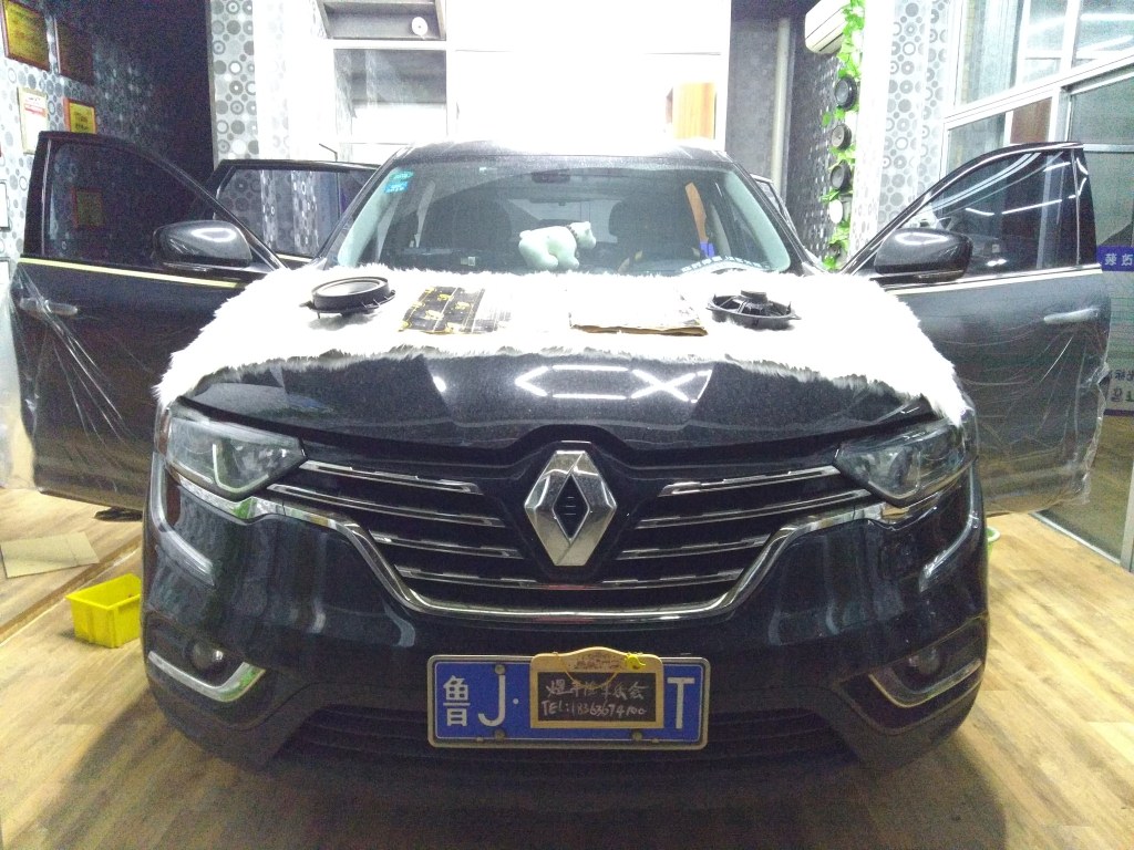 潍坊青州雷诺科雷傲汽车音响改装无损升级隔音降噪
