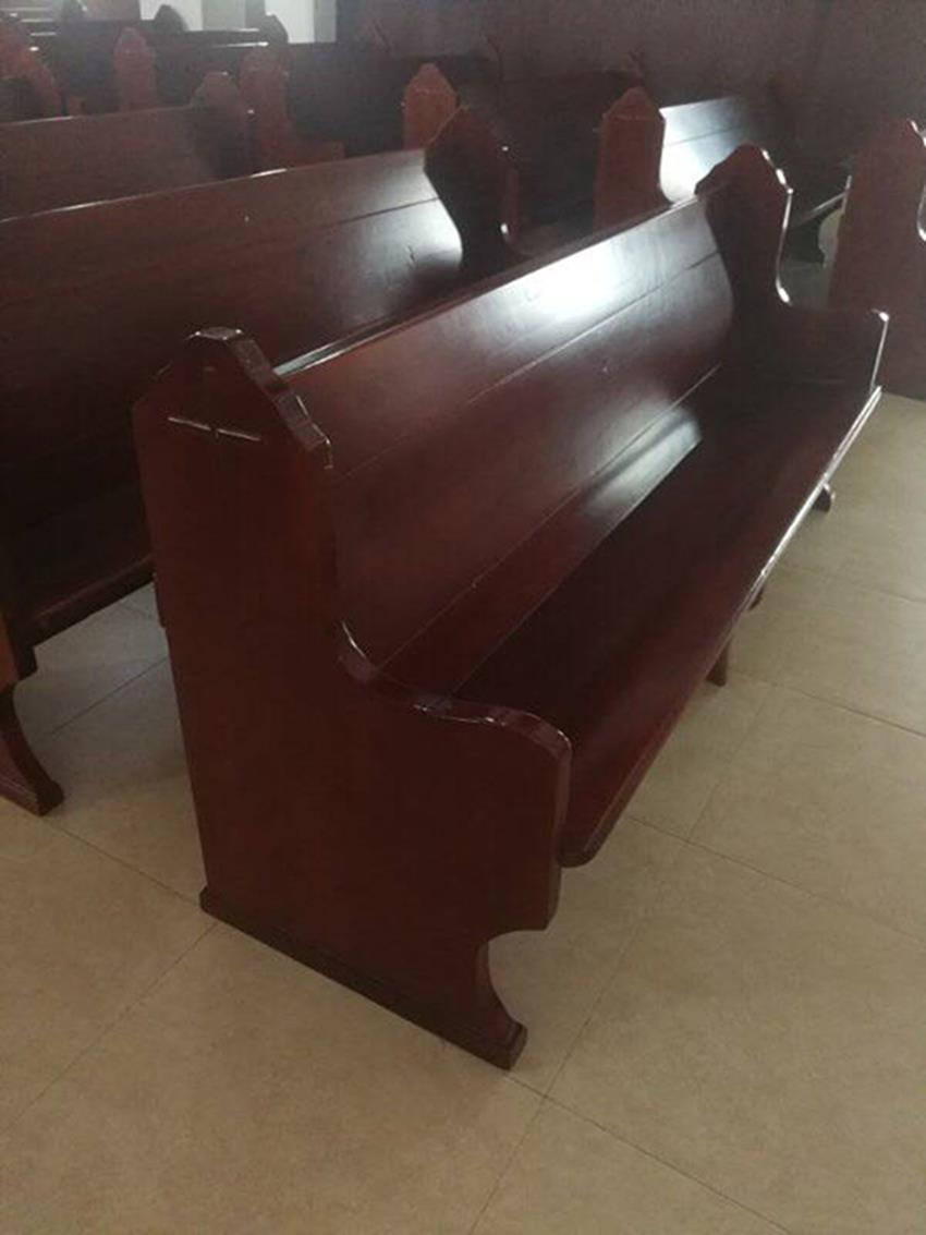 高档实木基督教会椅子