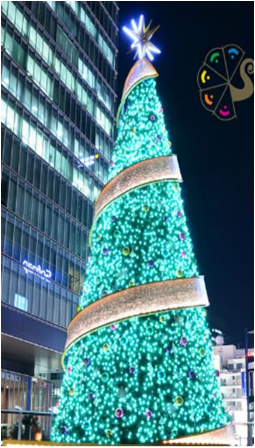 北京3-30米大型圣诞树定制 专业商场圣诞美陈装饰 铁艺框架圣诞树价格从优