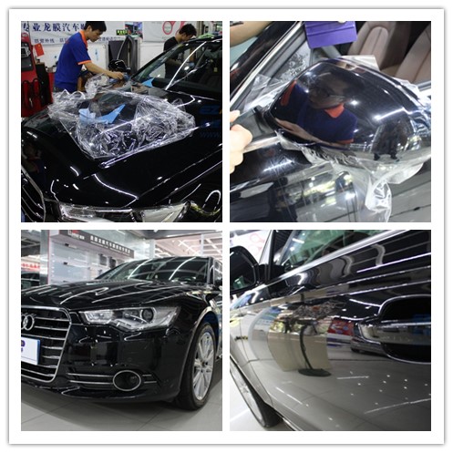 深圳汽车有贴膜的专业店,奥迪A6L贴隐形车衣对漆面有何作用