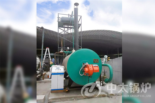 河南中太厂家销售燃气5吨300万大卡卧式导热油炉